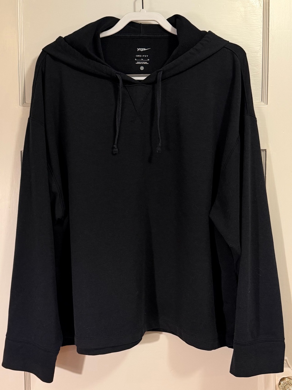 Nike Yoga Dri-Fit Pullover Hoodie Black Mens XL